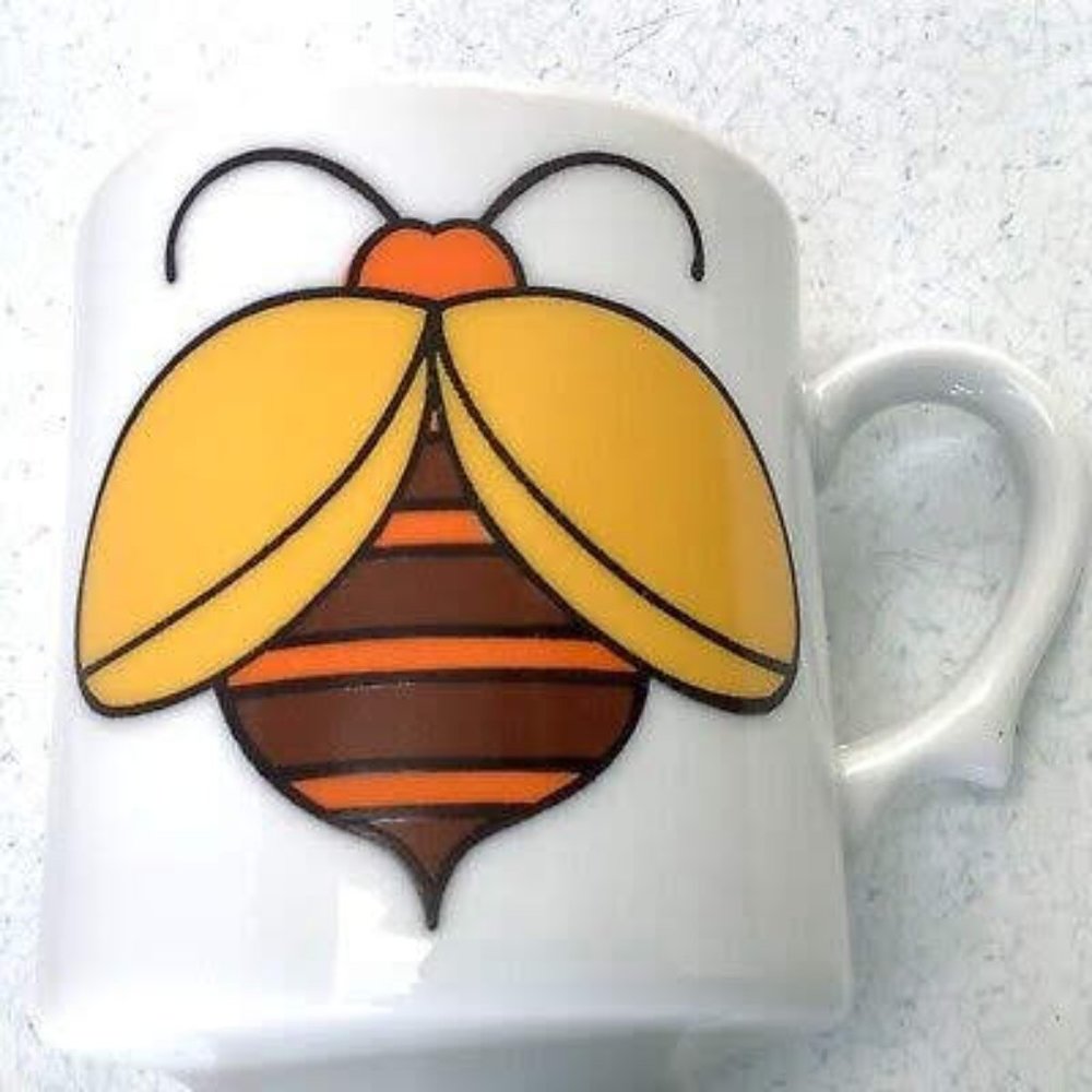 Vintage Mid 60's HoneyBee coffee mugs